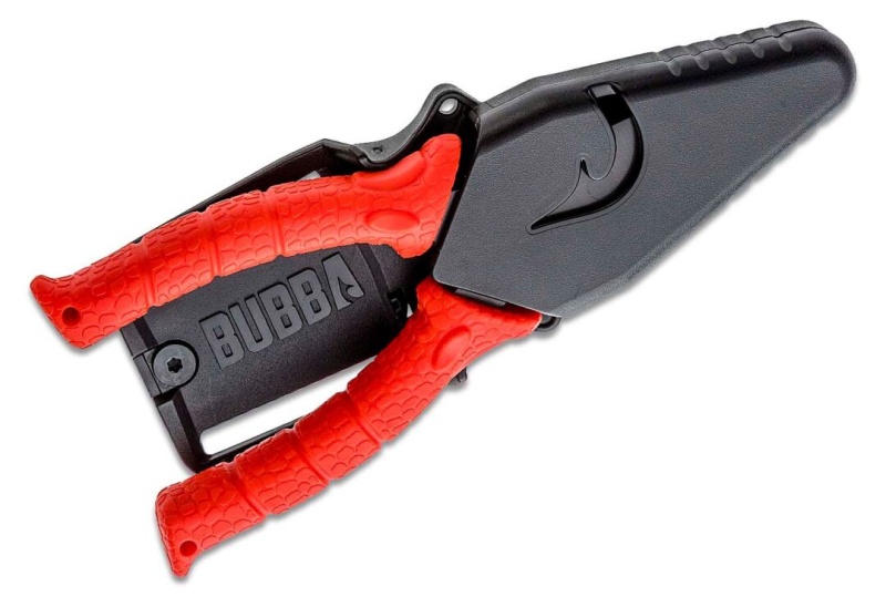 Bubba Blade Wire Cutters, 7" Overall, Red Tpr Handles