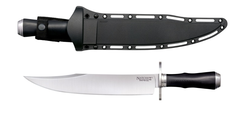 Natchez Bowie 17" Overall 11 1/2" Blade 8Mm Thick 4034 Stainless