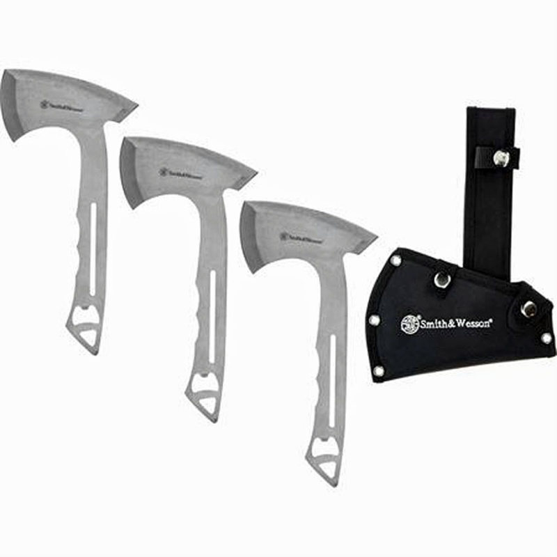 S & W - Hawkeye Throwing Axes, 3-Pack - Clam +New 2020+