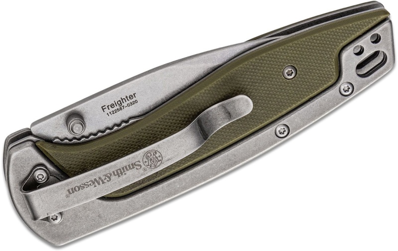 S & W - Freighter Folding Knife - Box +New 2020+