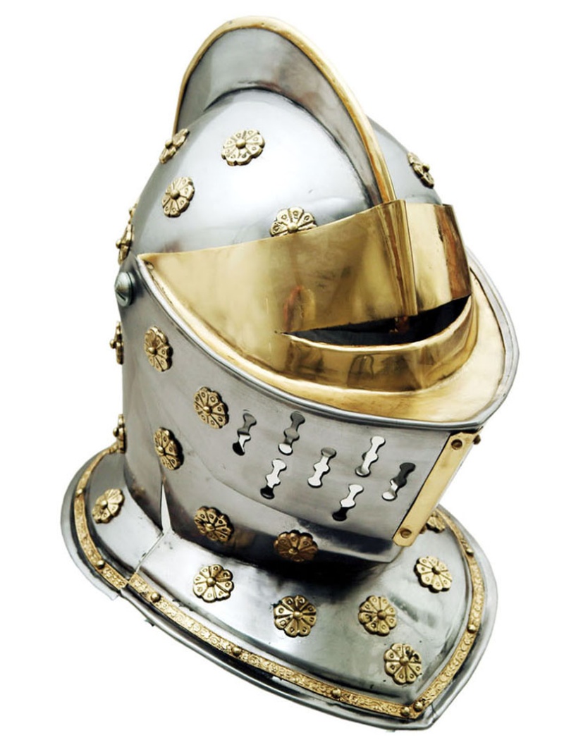 Golden Knight Helmet