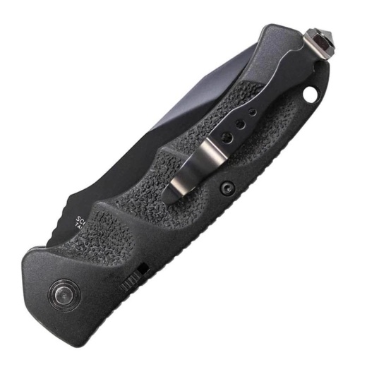 Automatic-Schrade - Auto Black Tanto Plain 3.3" Blade