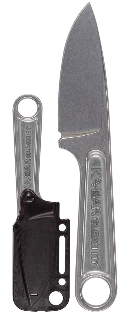 Ka-Bar Forged Wrench Knife Black Hard Plastic Sheath, Str Edge