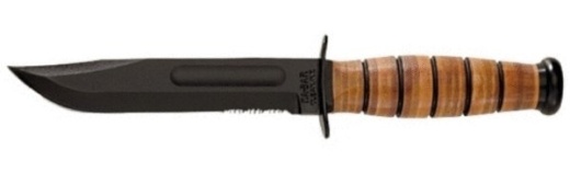 Ka-Bar 1218 - Full Size Usmc Ka-Bar- Serrated Edge