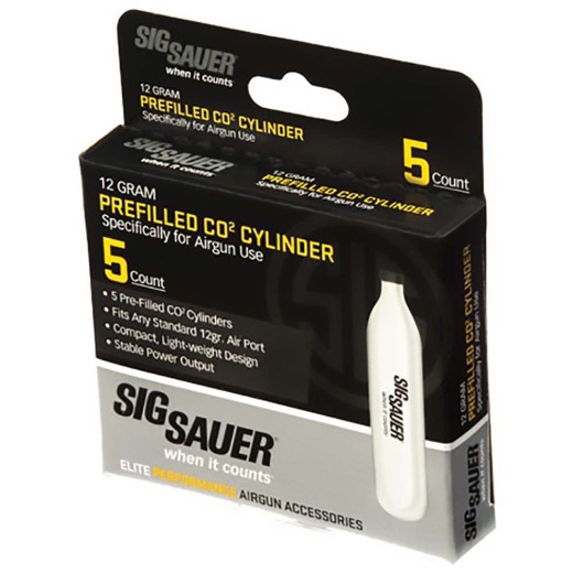 Sig Sauer 12 Gram Co2 Cylinders (5 Count)