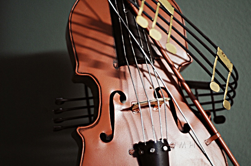 Orange Vintage Violin
