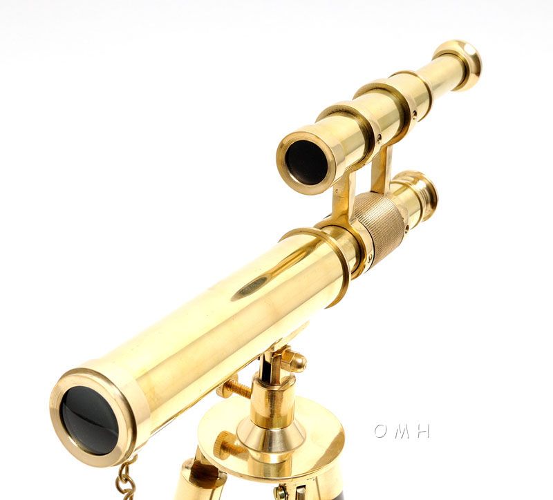 Brass Telescope With Stand-9 Inches Nautical Decor | Vintage Arts And Crafts For Classic Decoration