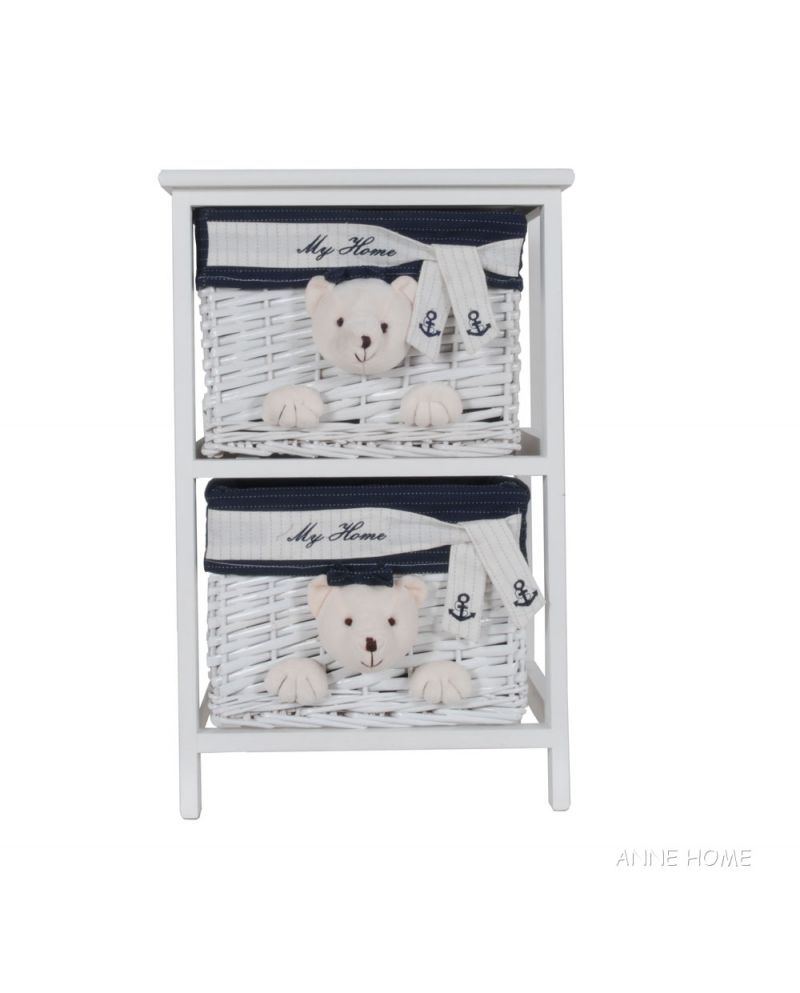 Portable 2 Drawers