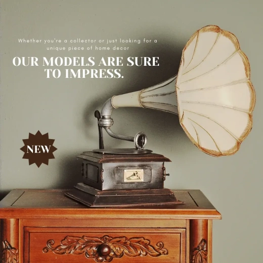1911 HMV Gramophone Monarch Model V Display-Only