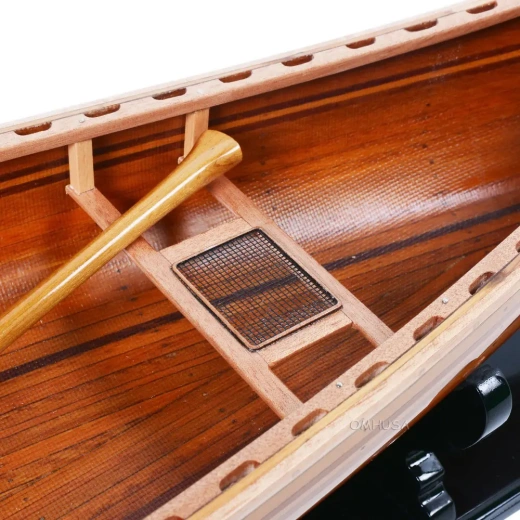 Canoe Model - A Masterpiece of Wooden Boat Craftsmanship