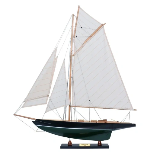 Pen Duick Painted - A Majestic Wooden Model of Sailing's Golden Era