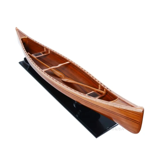 Canoe Model - A Masterpiece of Wooden Boat Craftsmanship