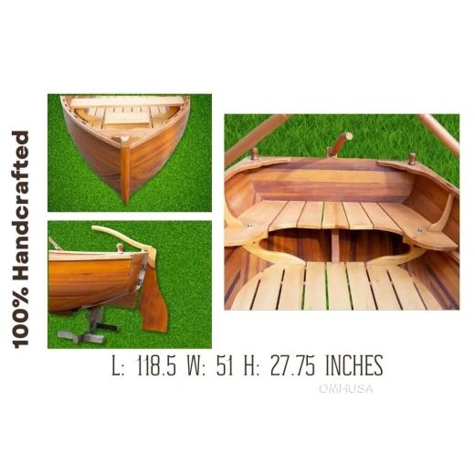 Little Bear Wooden Dinghy Matte Finish