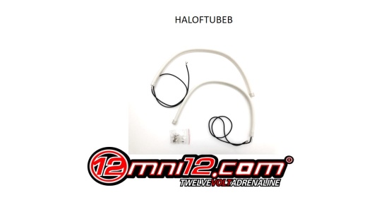LED Flex Tubes for DRL 34 in White and Amber - Blue by Omni12