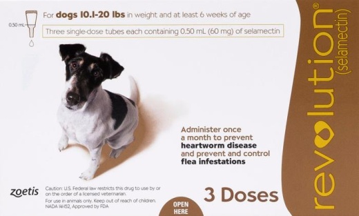 Revolution For Dogs 10-20Lbs (5-10Kg) - 3 Pack: The Ultimate Parasite Prevention Solution