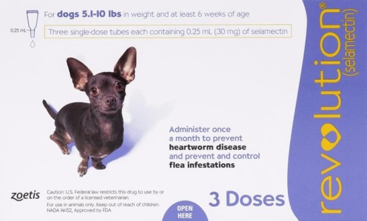 Revolution For Dogs 5-10lbs (2.6-5kg) - 3 Pack