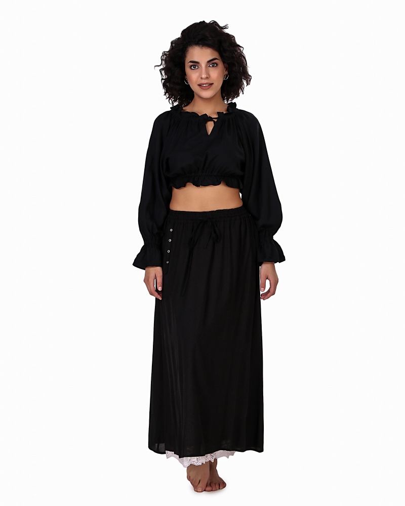 Double-Layer Renaissance Larp Skirt