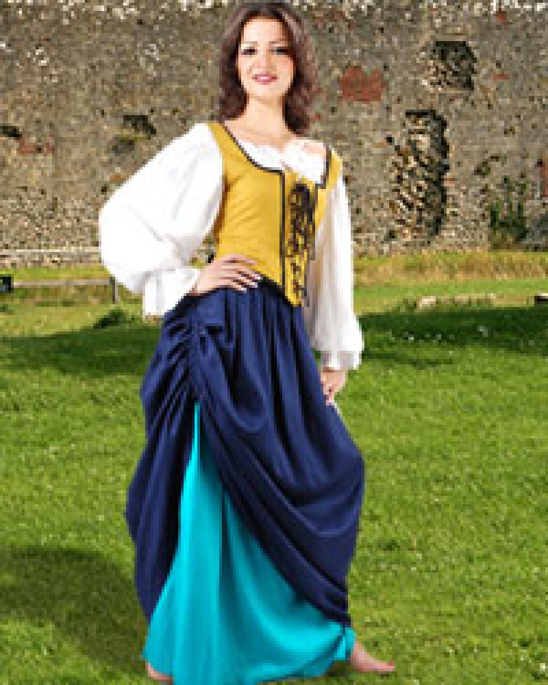 Double-Layer Medieval Skirt
