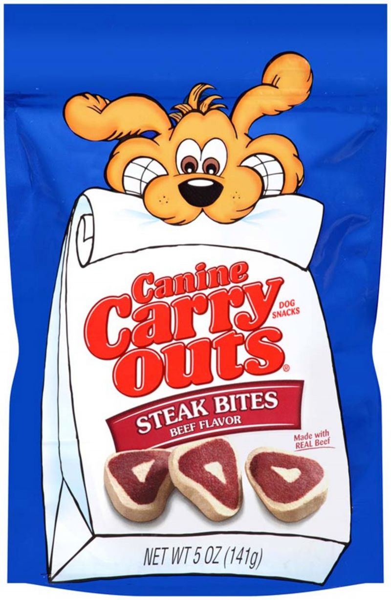 Canine carry outs steak bites Clearance