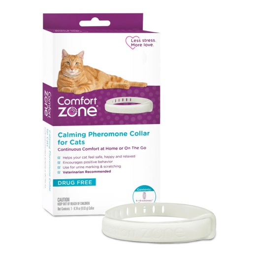 Buy Comfort Zone Cat Calming Pheromone Collar Online - Anxiety and ...