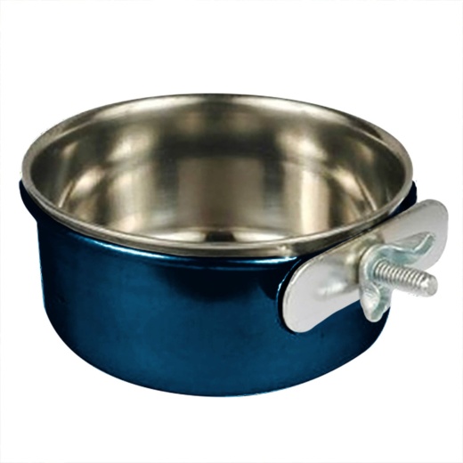 A And E Cages Coop Cup With Ring And Bolt Blue 10Oz