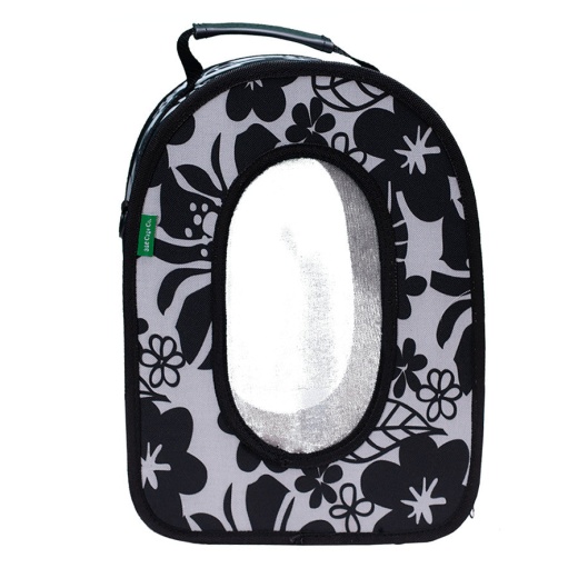 A&E Cages Happy Beaks Soft Sided Voyager Bird Carrier Black