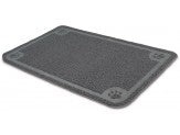 Petmate Cat Litter Catcher Mat Gray 1Ea/Xl