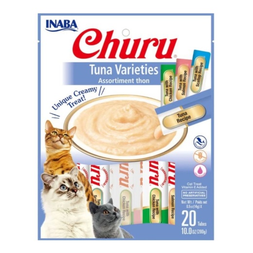 Inaba Cat Churu Tuna 20Ct-5Oz Variety Bag