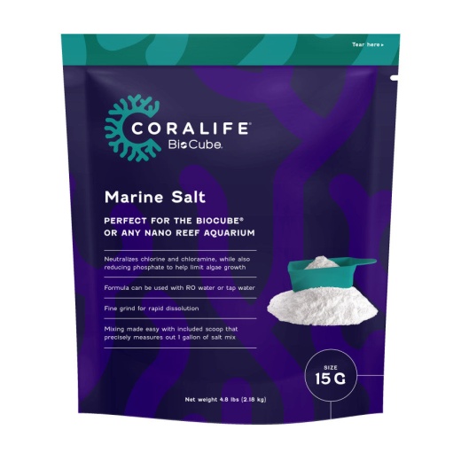 Coralife Biocube Marine Salt 1Ea/15 Gal for BioCube or Nano Reef Aquarium