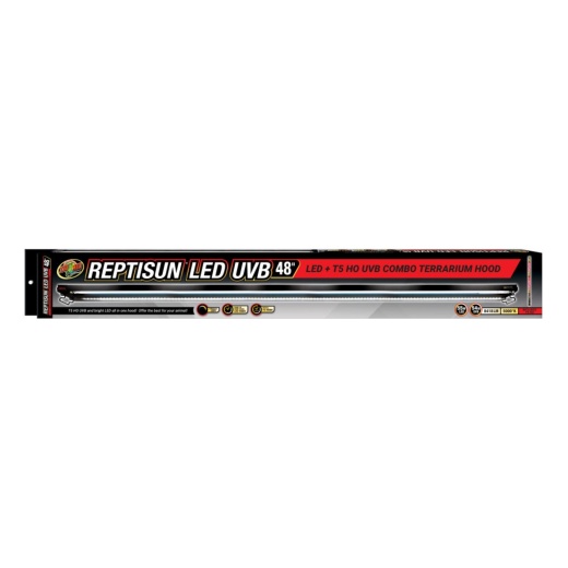 Zoo Med Reptisun Led Uvb Combo Terrarium Hood 1Ea/48In