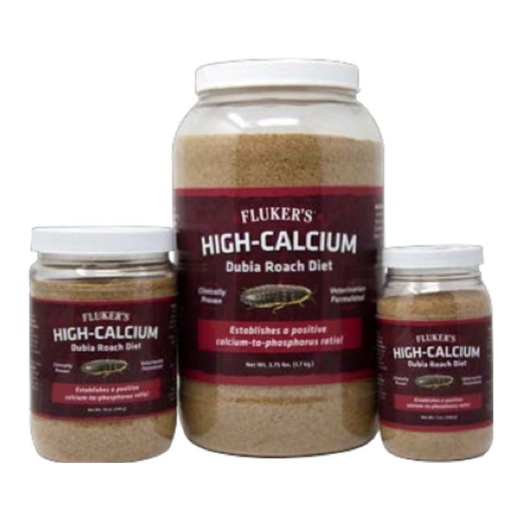 Flukers High-Calcium Dubia Roach Diet Supplement 14 Oz