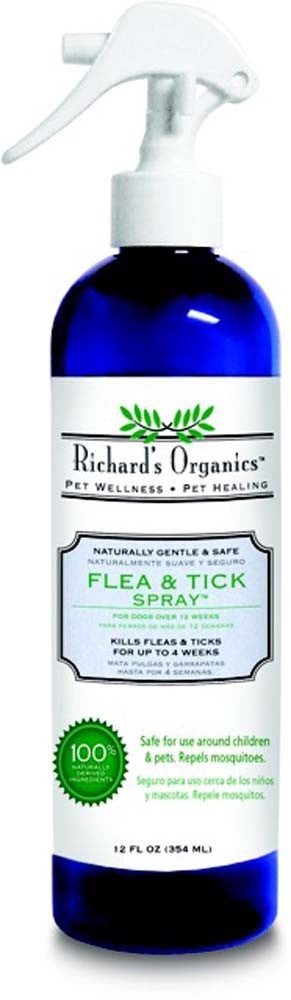 Synergy Labs Flea and Tick Spray for Dogs - 12 Fl Oz