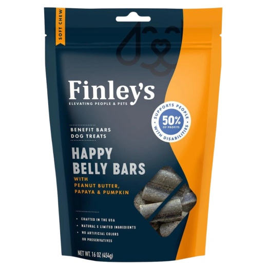 Happy Belly Soft Chew Benefit Bars Dog Treats - 16Oz