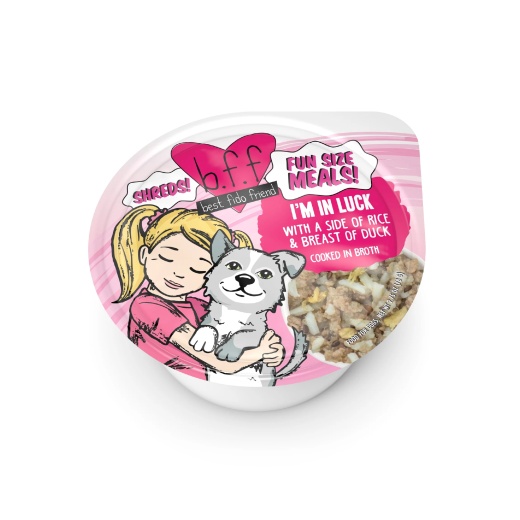 Bff Dog I'm In Luck Rice & Duck Cup 2.7Oz - High-Quality Dog Food for a Healthy and Happy Pet