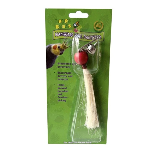 A & E Cages Happy Beaks Preening Toy with Bell Bird Toy 1Ea/Lg