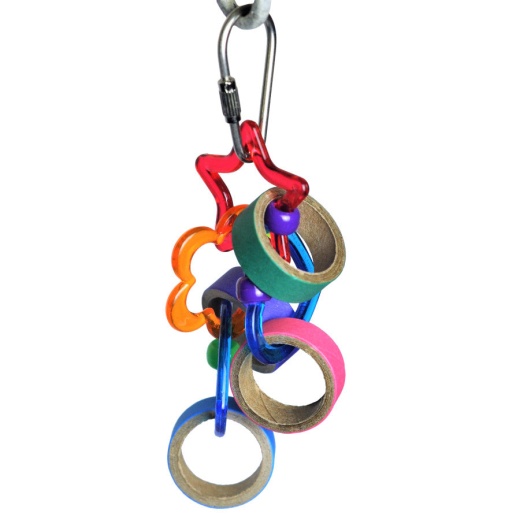 Happy Beaks Keet Rings Bird Toy
