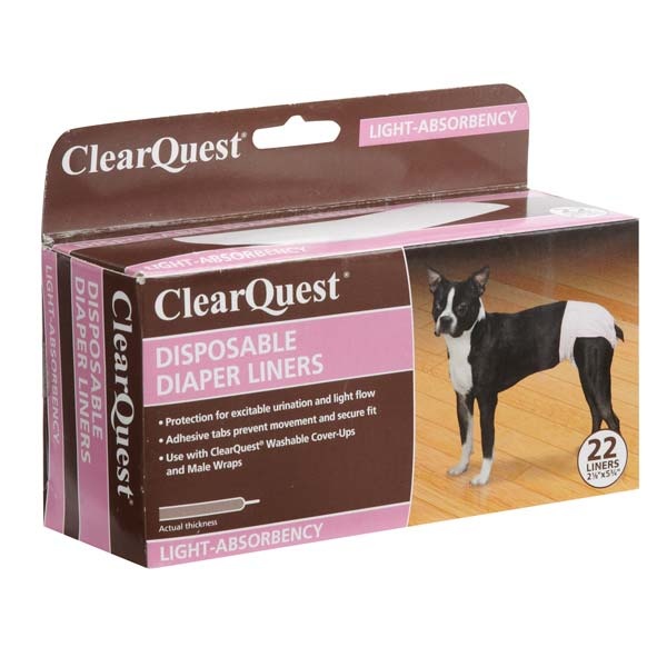 Clearquest Disposable Diaper Liner 22Pk Light