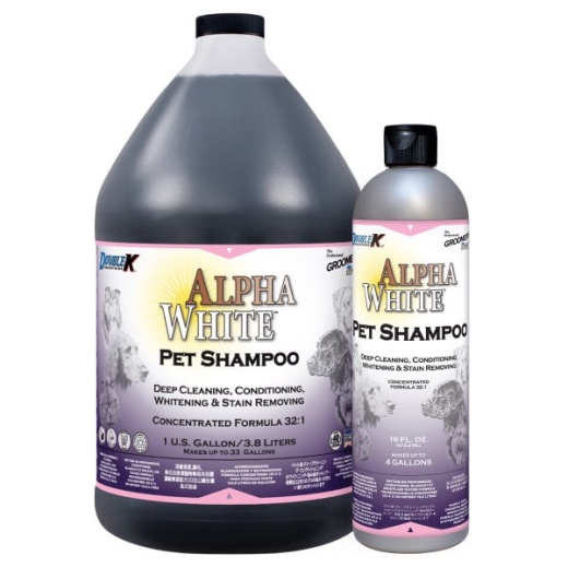 Groomer's Edge Alpha White Dog Grooming Shampoo