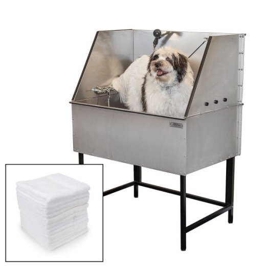 Master Equipment 38" Everyday Pro Deluxe Stainless Steel Dog Grooming Tubs