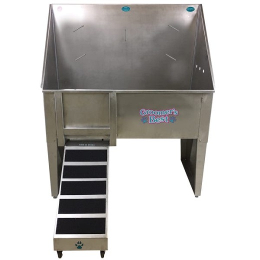 Groomer's Best Walk-Through Stainless Steel Dog Grooming Tubs