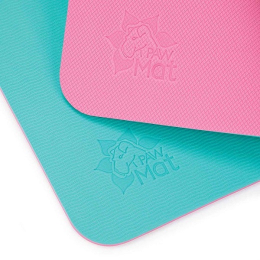 Pawmat Reversible Grooming Mats Pink/Teal 36In