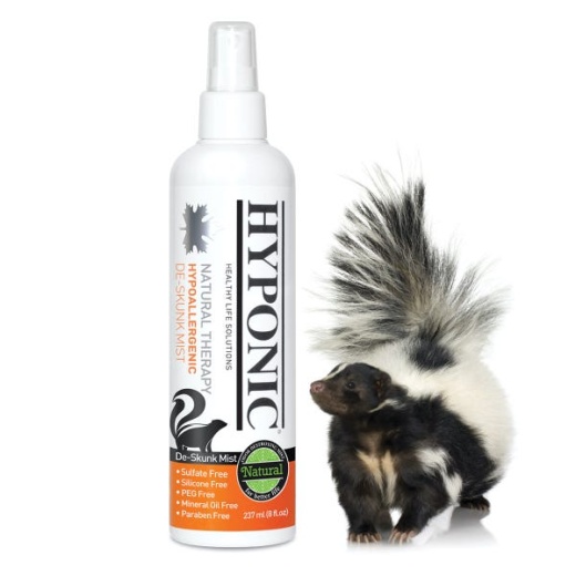 Hyponic De-Skunk Mist 8 Oz - Natural Odor Eliminator for Dogs