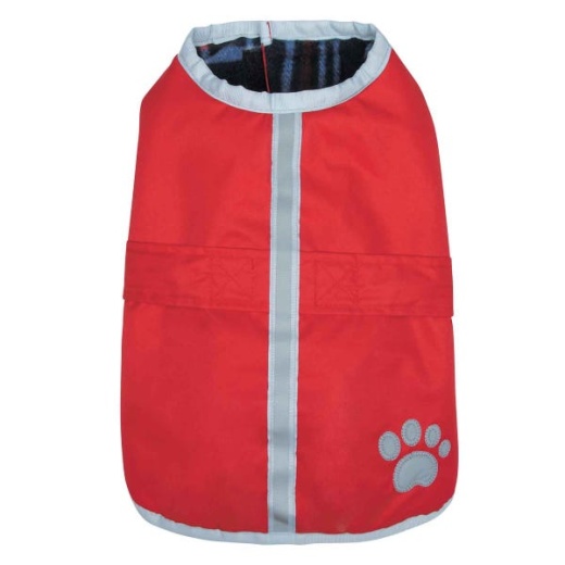 Zack & Zoey Nor'easter Blanket Coat XL in Tomato Red