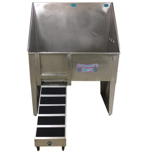 Groomer's Best Walk-Through Stainless Steel Dog Grooming Tubs