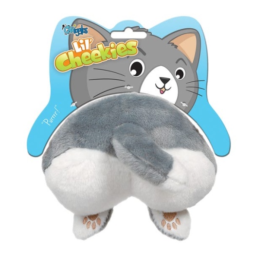 Grriggles Lil' Cheekies Cat - Adorable Plush Toy for Feline Friends
