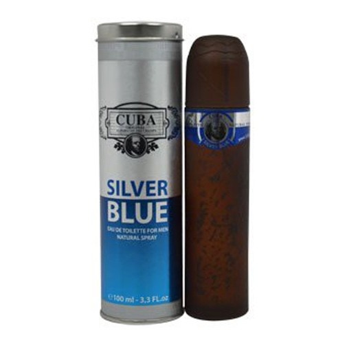 Cuba Silver Blue by Cuba, 3.3 Oz Edt Spray for Men