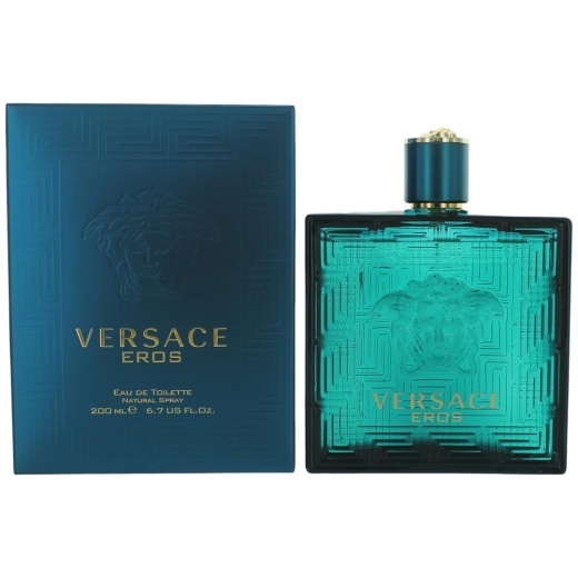 Eros By Versace, 6.7 Oz Edt Spray For Men - A Captivating Fragrance for the Modern Man