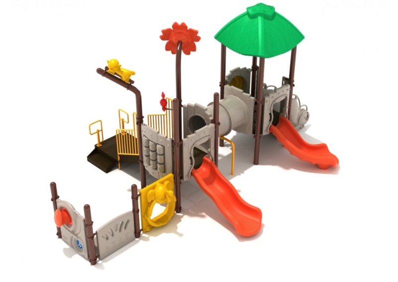 Jumping Jaguar Playground Structure with Games and Slides