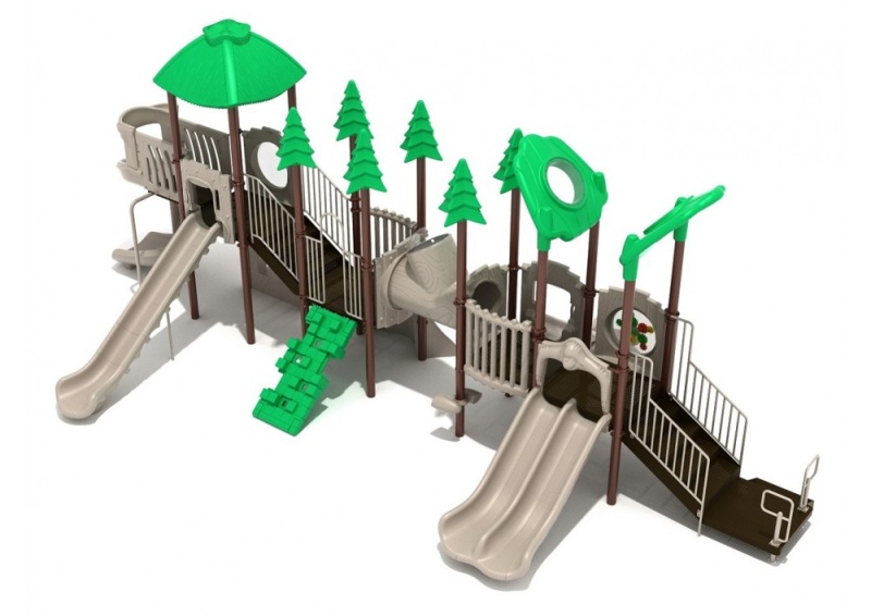 Comfy Chameleon Playground Structure with Games, Climbers and Slides