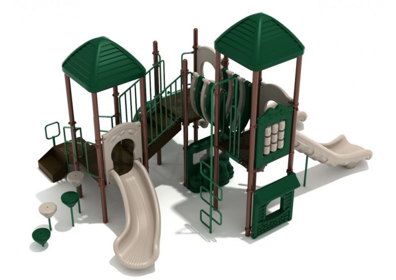 Ditch Plains Playground Structure with Interactive Games, Slides and Climbers